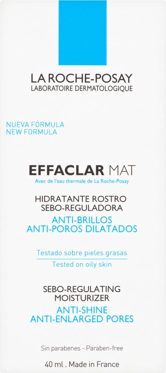 La Roche-Posay Effaclar Mat Dagcrème - 40ml - Tegen Zichtbare Poriën 5 La Roche-Posay Effaclar Mat Dagcrème - 40ml - Tegen Zichtbare Poriën - Afbeelding 3