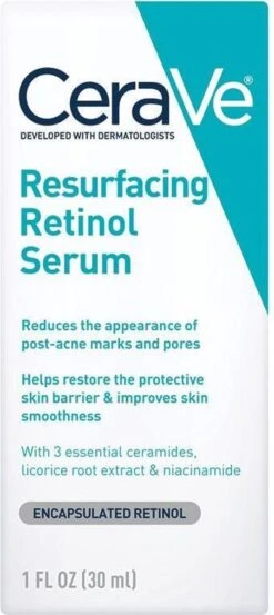 CeraVe Resurfacing Retinol Serum Tegen Restlittekentjes En Zichtbare Poriën, Voor Onzuivere Huid Met Neiging Tot Acne - 30 Ml -Gillette Winkel 536x1200 3