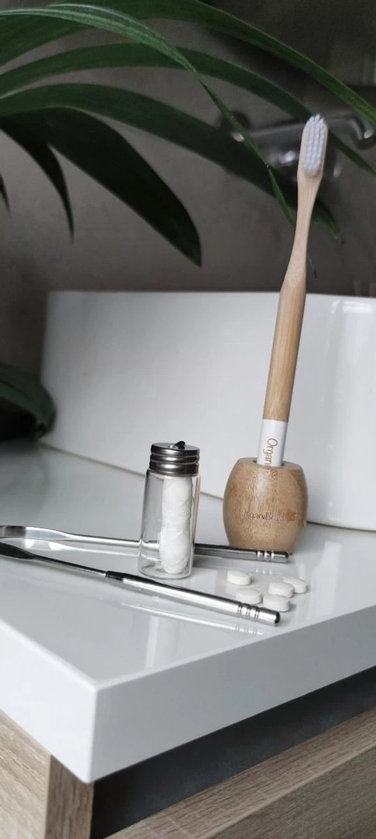 OrganiBrush 100% RVS Tongschraper / Tongreiniger - Antibacterieel - 1 Stuk 7 OrganiBrush 100% RVS Tongschraper / Tongreiniger - Antibacterieel - 1 Stuk - Afbeelding 5