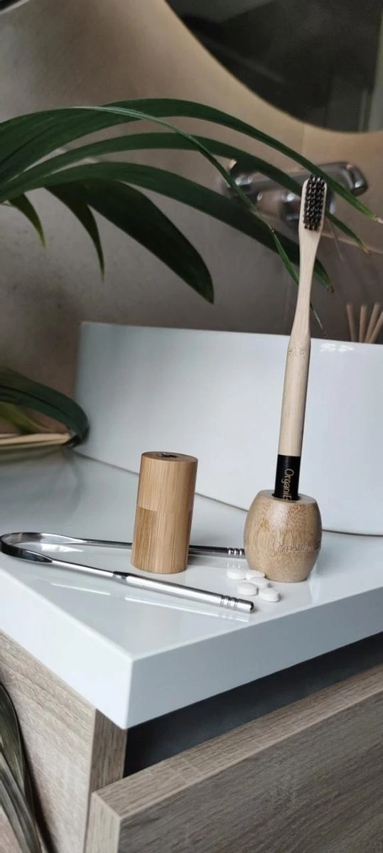 OrganiBrush 100% RVS Tongschraper / Tongreiniger - Antibacterieel - 1 Stuk 5 OrganiBrush 100% RVS Tongschraper / Tongreiniger - Antibacterieel - 1 Stuk - Afbeelding 3