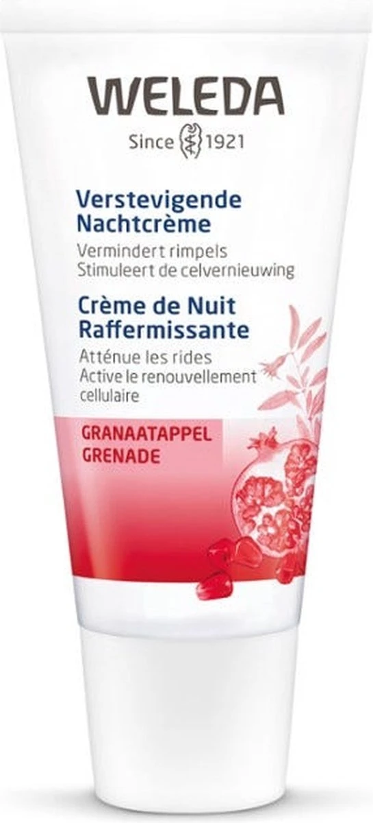 Weleda Granaatappel Verstevigende Nachtcrème 3 Weleda Granaatappel Verstevigende Nachtcrème