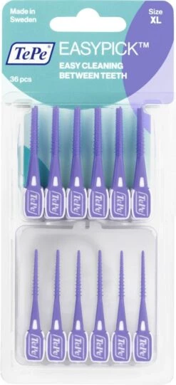 Tepe Easypick Paars XL - 3 X 36 Stuks - Voordeelverpakking -Gillette Winkel 548x1200 2