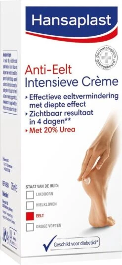 Hansaplast Anti-Eelt Intensieve Crème - Voetcrème - 75 Ml -Gillette Winkel 555x1200 1