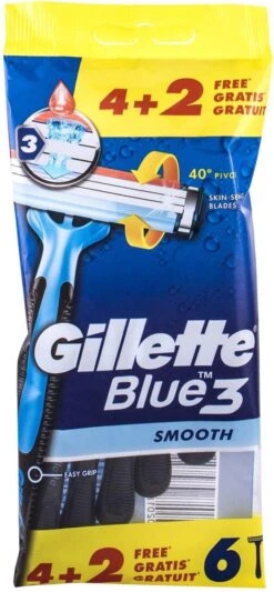 Gillette® Gillette Blue3 Smooth 4+2 Stuks -Gillette Winkel 556x1200 1