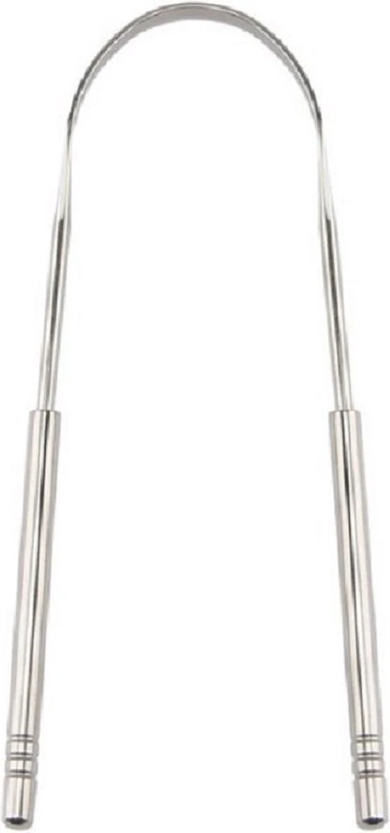 OrganiBrush 100% RVS Tongschraper / Tongreiniger - Antibacterieel - 1 Stuk 3 OrganiBrush 100% RVS Tongschraper / Tongreiniger - Antibacterieel - 1 Stuk