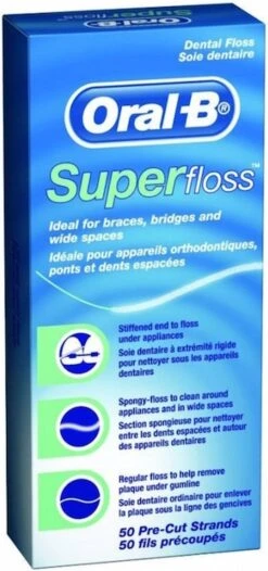 Oral B Oral-B Superfloss - 50 Stuks - Flosdraad -Gillette Winkel 564x1200
