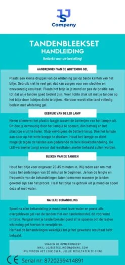 Tanden Bleken - Tandenblekers - Tandenbleekset - Tandbleekset Premium - Tanden Bleekset - Tandbleekset Premium - 3D LED - Zonder Peroxide - 3 Gelspuiten - Veilig - Thuis Bleken - Witte Tanden - Professionele Teeth Whitening - Tandenbleekset -Gillette Winkel 565x1200