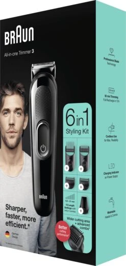 Braun Multigroomer 3 MGK3325 - 6-in-1 Trimmer Voor Mannen - Baard + Haar -Gillette Winkel 568x1200 2