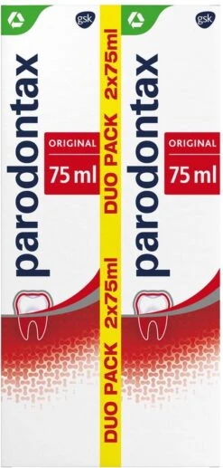 Parodontax Original Dagelijkse Tandpasta Tegen Bloedend Tandvlees 2x75 Ml 13 Parodontax Original Dagelijkse Tandpasta Tegen Bloedend Tandvlees 2x75 Ml -Gillette Winkel 573x1200
