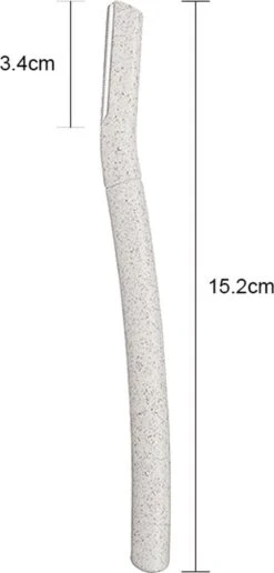 INTER-ESQUE Wenkbrauw Mesje - Eyebrow Razor - Dermaplaning - Scheermesjes Gezicht - Wenkbrauw Scheermesje Van Tarwestro - 6 Stuks - Groot -Gillette Winkel 574x1200 4