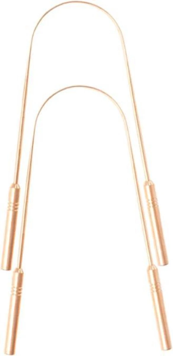 OrganiBrush 100% Koper Tongschraper / Tongreiniger - Antibacterieel - 2 Stuks 3 OrganiBrush 100% Koper Tongschraper / Tongreiniger - Antibacterieel - 2 Stuks