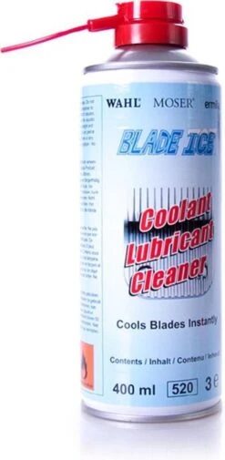 Moser Wahl Blade Ice Spray - 400 Ml -Gillette Winkel 587x1200 2