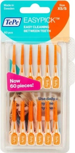3x TePe EasyPick Maat XS/ S 60 Stuks