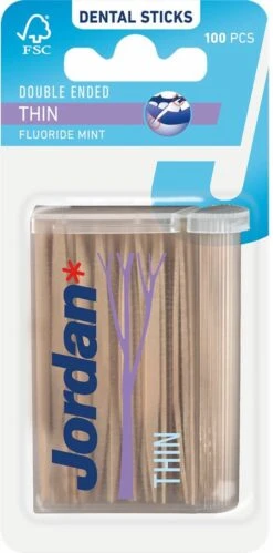 Jordan Dun 2-Zijdig - 100 St - Tandenstoker 15 Jordan Dun 2-Zijdig - 100 St - Tandenstoker -Gillette Winkel 594x1200