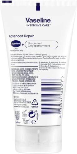 Vaseline® Vaseline Handcreme Advanced Repair - 6 X 75 Ml - Voordeelverpakking -Gillette Winkel 596x1200 2