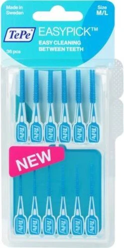 Tepe Easypick Ragers M/L - Turquoise - 3x36 Stuks -Gillette Winkel 600x1200