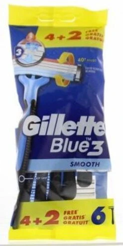 Gillette® Gillette Blue3 Smooth 4+2 Stuks -Gillette Winkel 602x1200 6