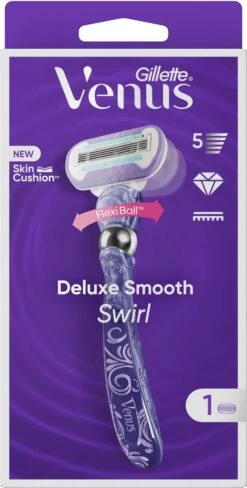 Gillette Venus Deluxe Smooth Swirl - Voor Een Extra Gladde Scheerbeurt - 1 Handvat - 1 Navulmesje -Gillette Winkel 608x1200 10