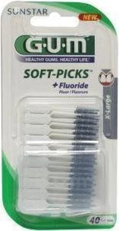 GUM® Gum Soft Picks XL - 40 St - Rager -Gillette Winkel 623x1200 1