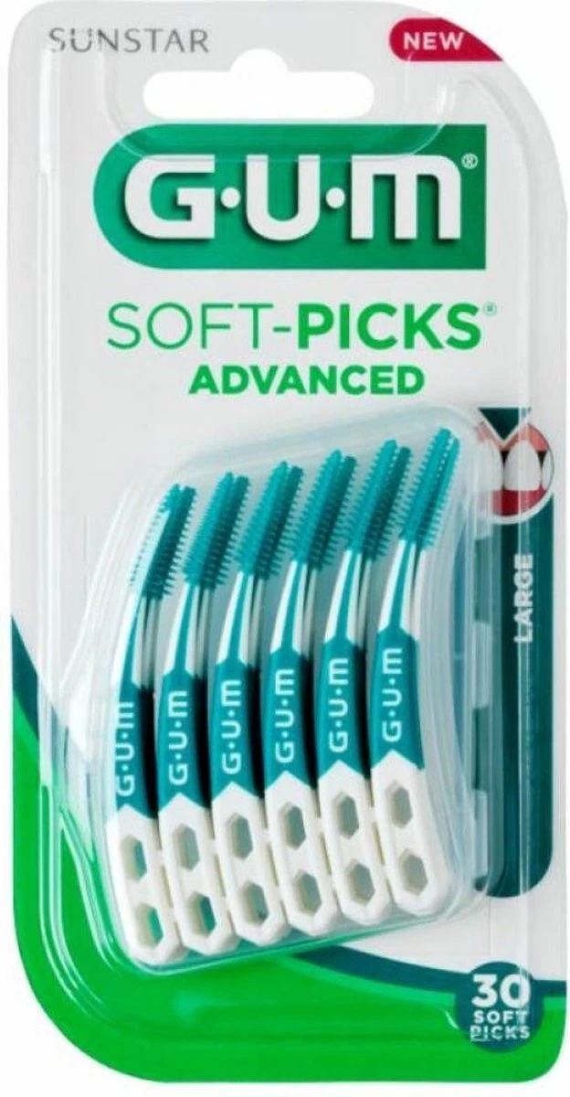 GUM® Gum Advanced Large 30 Stuks 3 GUM® Gum Advanced Large 30 Stuks