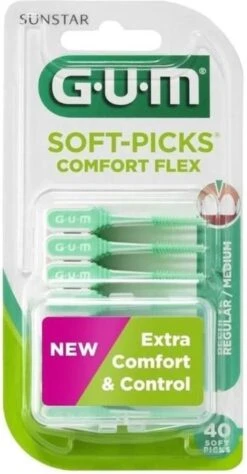 GUM® GUM Soft Picks Comfort Flex Regular Mint - 40st 14 GUM® GUM Soft Picks Comfort Flex Regular Mint - 40st -Gillette Winkel 625x1200 2