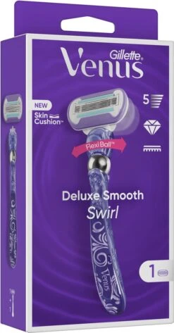 Gillette Venus Deluxe Smooth Swirl - Voor Een Extra Gladde Scheerbeurt - 1 Handvat - 1 Navulmesje -Gillette Winkel 626x1200 4