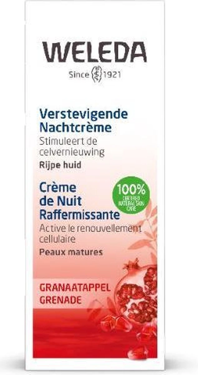 Weleda Granaatappel Verstevigende Nachtcrème 4 Weleda Granaatappel Verstevigende Nachtcrème - Afbeelding 2