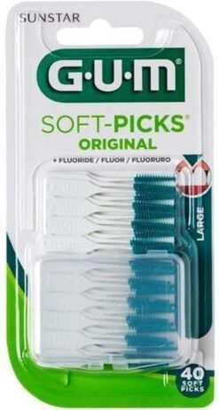 GUM® Gum Soft Picks Large - 40 St - Rager -Gillette Winkel 641x1200 1