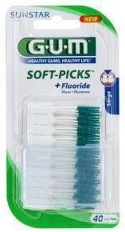 GUM® Gum Soft Picks Large - 40 St - Rager -Gillette Winkel 649x1200 1