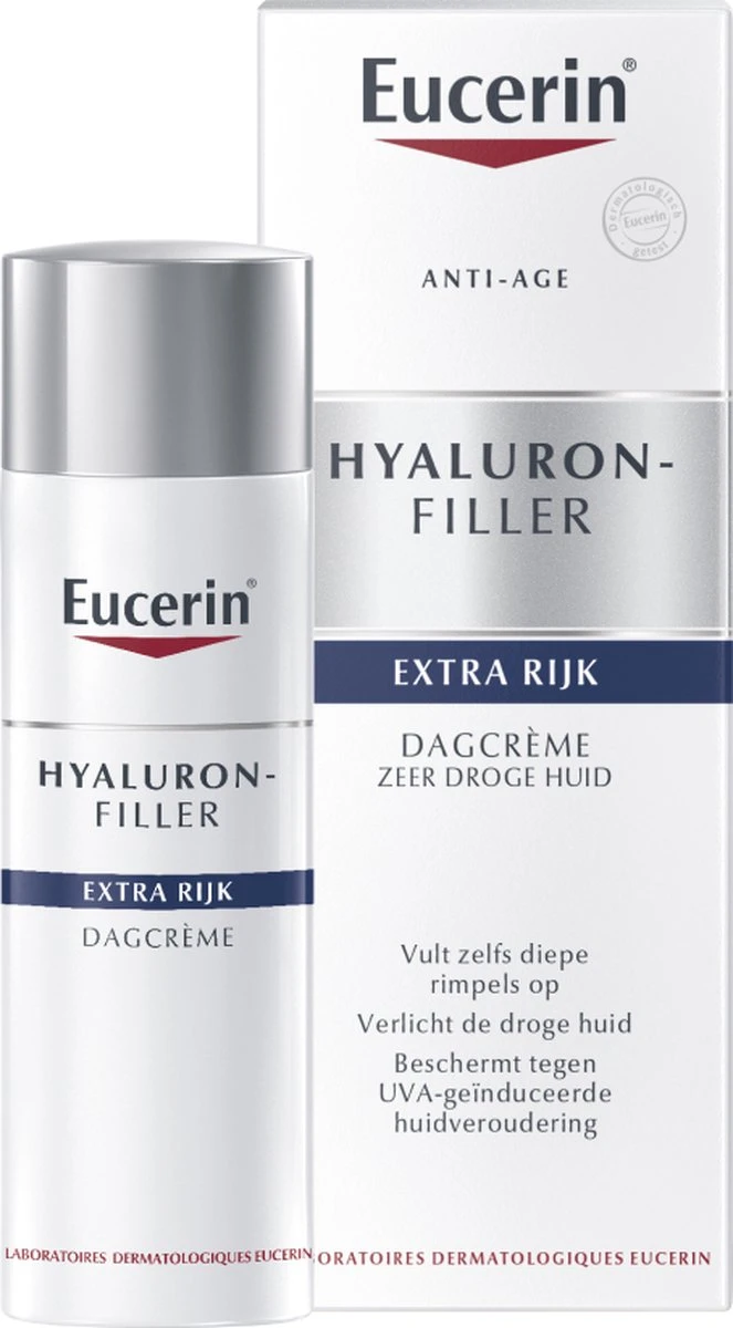Eucerin Hyaluron-Filler Anti-Rimpel Urea Rijke Textuur - Dagcrème - 50 Ml 11 Eucerin Hyaluron-Filler Anti-Rimpel Urea Rijke Textuur - Dagcrème - 50 Ml - Afbeelding 9