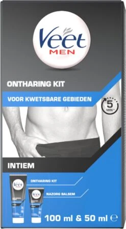 Veet - Men - Ontharingskit Voor Intieme Delen - Ontharingscrème En Aftercare - 100 Ml + 50 Ml -Gillette Winkel 663x1200 4