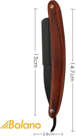 Bolano® Premium Shavette Open Scheermes Brown Wood + 50 Single Edge Scheermesjes - Klassiek Barbiersmes Straight Razor Voor Mannen - Cut Throat Razor Nekmes - Klassiek Klap Scheermes - Safety Razor Feather Mes 21 Bolano® Premium Shavette Open Scheermes Brown Wood + 50 Single Edge Scheermesjes - Klassiek Barbiersmes Straight Razor Voor Mannen - Cut Throat Razor Nekmes - Klassiek Klap Scheermes - Safety Razor Feather Mes -Gillette Winkel 673x1200 4