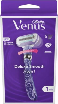 Gillette Venus Deluxe Smooth Swirl - Voor Een Extra Gladde Scheerbeurt - 1 Handvat - 1 Navulmesje -Gillette Winkel 676x1200 4