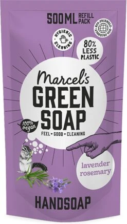 Marcel's Green Soap Handzeep Navulling Lavendel & Rosemarijn - 500 Ml -Gillette Winkel 679x1200 6