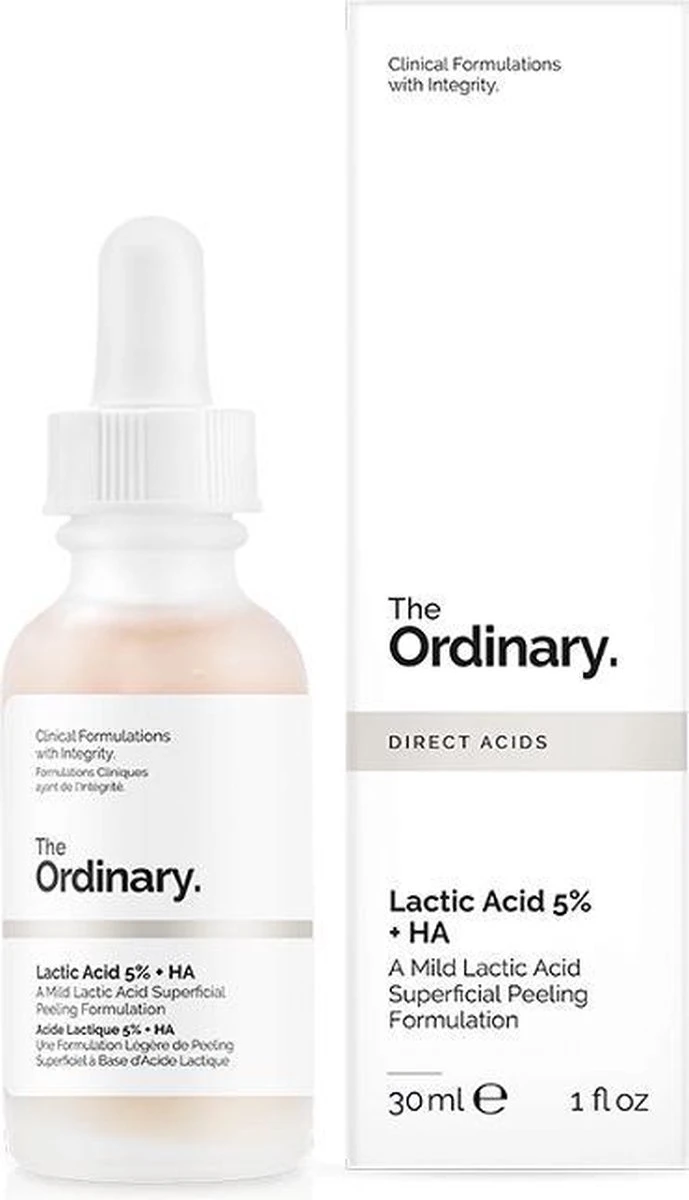 The Ordinary Lactic Acid 5% + HA 2% Gezichtspeeling - Gezichts Serum - Beauty Product - Verzorging - Peeling Solution 4 The Ordinary Lactic Acid 5% + HA 2% Gezichtspeeling - Gezichts Serum - Beauty Product - Verzorging - Peeling Solution - Afbeelding 2