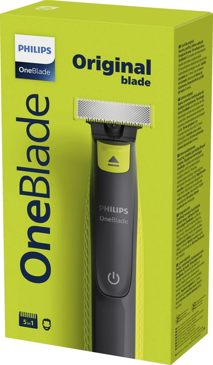 Philips OneBlade Original Blade QP2721/20 Hybride Styler Scheerapparaat 5 Philips OneBlade Original Blade QP2721/20 Hybride Styler Scheerapparaat - Afbeelding 3