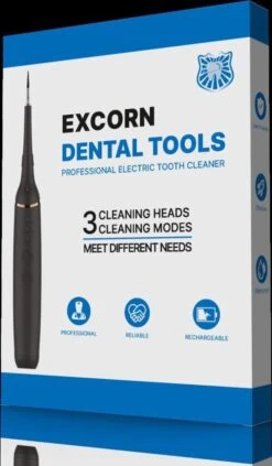 ExCorn Elektrische Tandsteen Verwijderaar - Inclusief 6-delig Tandartsset - 3 Standen - Elektrisch Tandplak Verwijderen - Tanden Polijsten -Gillette Winkel 701x1200