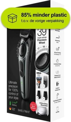 Braun Baardtrimmer En Haartrimmer BT7220 - Zwart Metaalgrijs -Gillette Winkel 704x1200 8