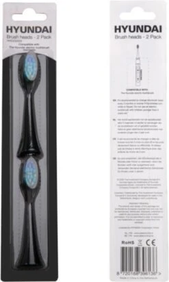 Hyundai - Elektrische Tandenborstel - Opzetborstel - Zwart - 2 Stuks -Gillette Winkel 720x1200