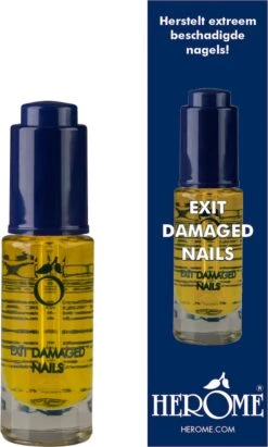 Herome Exit Damaged Nails Nagelolie – Amandelolie Met Vitamines En Mineralen Verbetert En Herstelt De Nagels - 7 Ml. -Gillette Winkel 721x1200 4