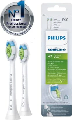 Philips Sonicare W2 Optimal White HX6062/10 - Opzetborstel - 2 Stuks -Gillette Winkel 727x1200 1