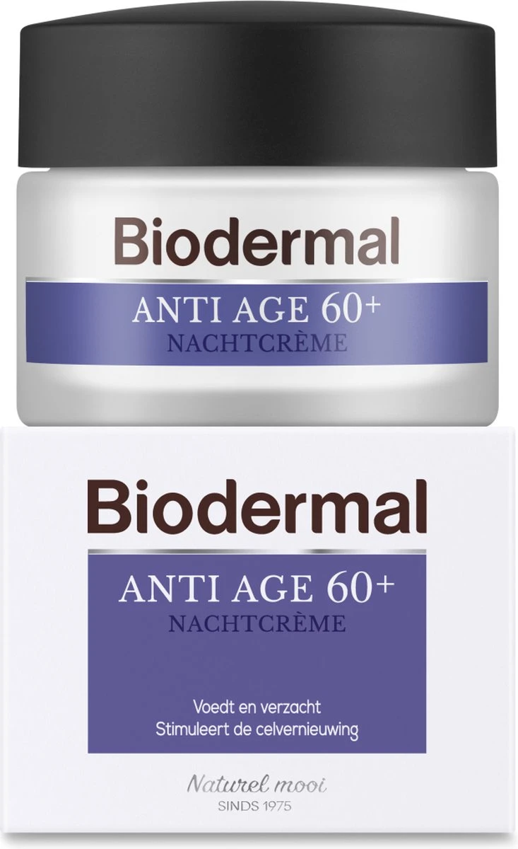 Biodermal Anti Age Nachtcrème 60+ - Nachtcrème Met Niacinamide & Sheaboter - Voedt En Hydrateert Intensief - Nachtcreme Anti Rimpel Voor Vrouwen - 50ml 5 Biodermal Anti Age Nachtcrème 60+ - Nachtcrème Met Niacinamide & Sheaboter - Voedt En Hydrateert Intensief - Nachtcreme Anti Rimpel Voor Vrouwen - 50ml - Afbeelding 3