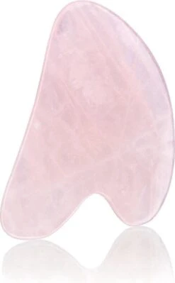 Merkloos Guasha© - Gua Sha Rozenkwarts Schraper - Massagehulpmiddel – Gezichtsmassage – Massage -Gillette Winkel 742x1200 3