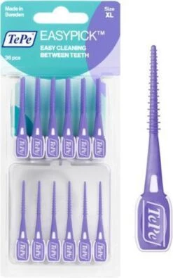 Tepe EasyPick Paars Maat XL – 36 Stuks -Gillette Winkel 751x1200