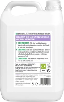Ecover Handzeep - Lavendel & Aloë Vera - 5L 12 Ecover Handzeep - Lavendel & Aloë Vera - 5L -Gillette Winkel 760x1200 3