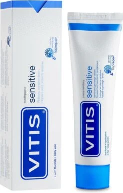 4x Vitis Sensitive Tandpasta 75 Ml -Gillette Winkel 767x1200