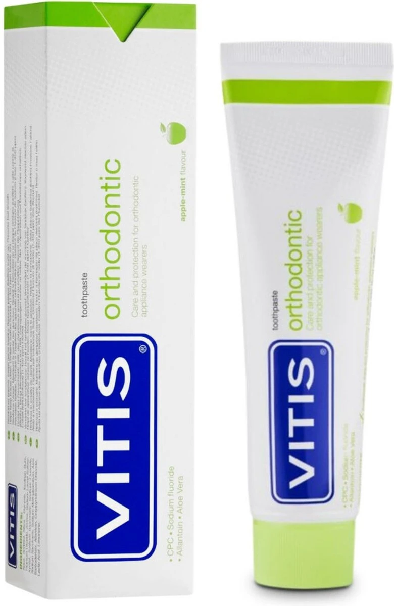 Vitis Orthodontic Tandpasta - 75ml 7 Vitis Orthodontic Tandpasta - 75ml - Afbeelding 5