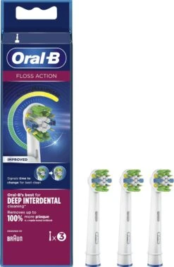 Oral B Oral-B Opzetborstels FlossAction 3 Stuks -Gillette Winkel 780x1200