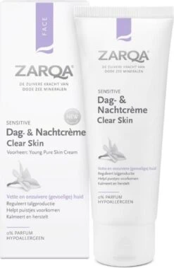 ZARQA Dag- En Nachtcrème Clear Skin (reguleert Talgproductie) - 75 Ml 13 ZARQA Dag- En Nachtcrème Clear Skin (reguleert Talgproductie) - 75 Ml -Gillette Winkel 783x1200 2