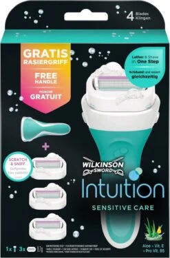 Wilkinson Woman Scheermes Voordeelverpakking Intuition Sensitive Care 1 Set -Gillette Winkel 791x1200 1